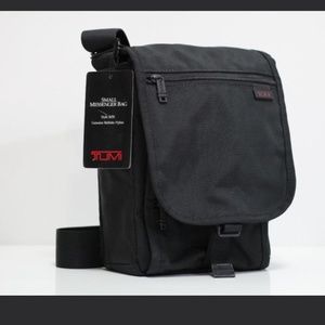 Tumi Sling Bag Black purse Crossbody Messenger
